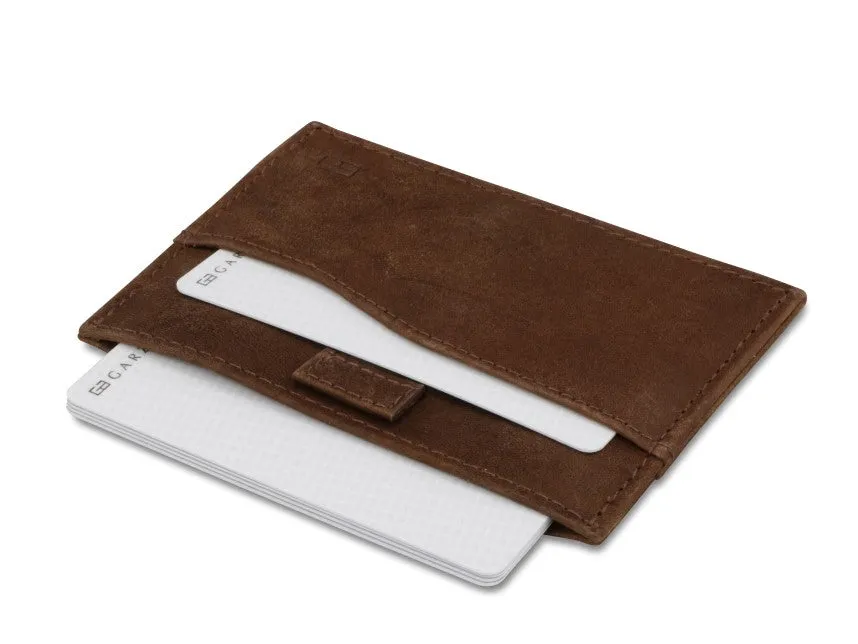 Garzini RFID Leather Card Holder Brushed